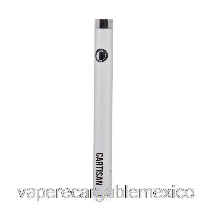 Vape Recargable Carisan Botón Delgado 280 510 Batería Plata
